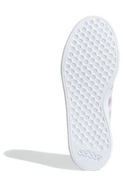 Sneakers bianche con strisce iridescenti in materie sintetiche Adidas Grand Court Base 2.0