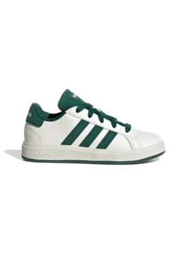 Sneakers bianche con strisce verdi Adidas Grand Court 2 K