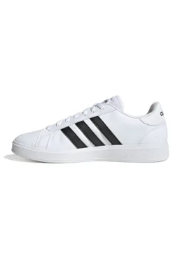 Sneakers bianche con strisce nere stile tennis Adidas Grand Court Base 2