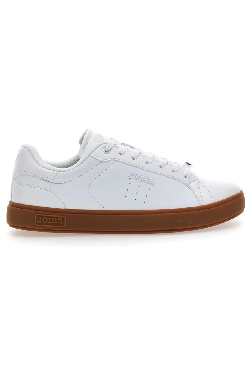 Sneakers bianche con suola caramello e memory foam Joma C.Classic Men 2532