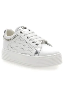 Sneakers Bianche con Tomaia Decorata e Platform MARIELLA BURANI 50251