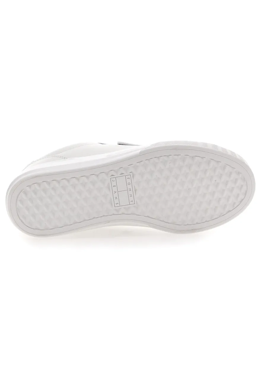 Sneakers Bianche Con Tomaia In Pelle TOMMY JEANS CUPSOLE SNEAKER ESS
