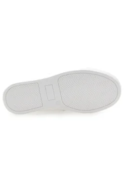 Sneakers Bianche con Tomaia Liscia e Dettagli Glitterati LAURA BIAGIOTTI L8327