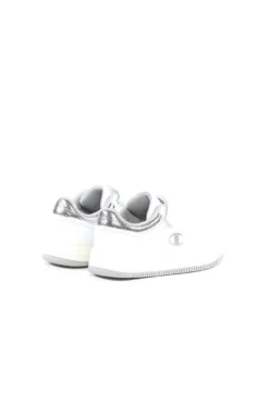 Sneakers Bianche Con Velcro Champion Rd18 Foil Low Ps