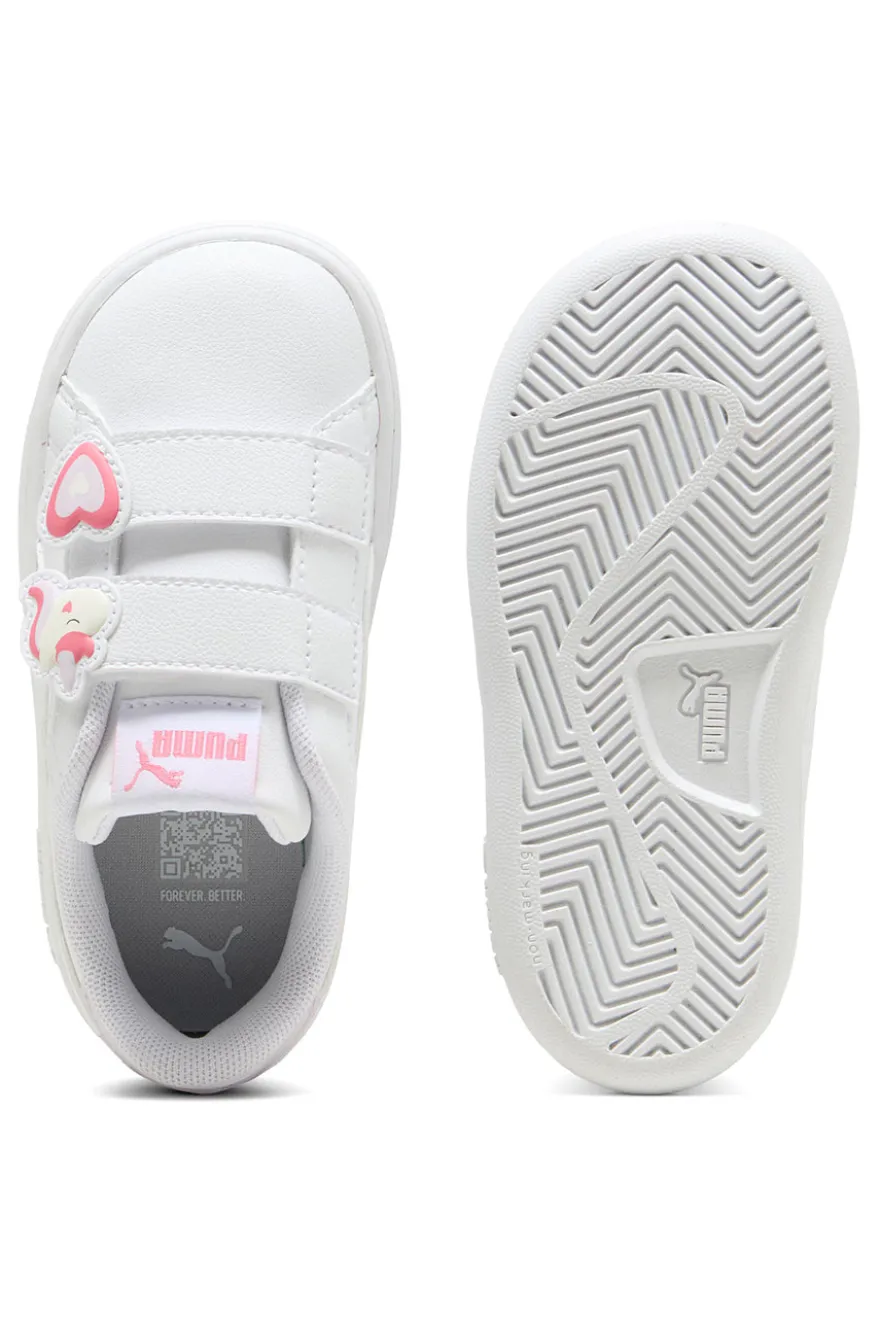 Sneakers Bianche con Velcro e Dettagli Marini Puma Smash 3.0 Badges V Inf