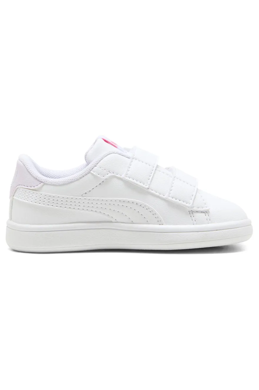 Sneakers Bianche con Velcro e Dettagli Marini Puma Smash 3.0 Badges V Inf