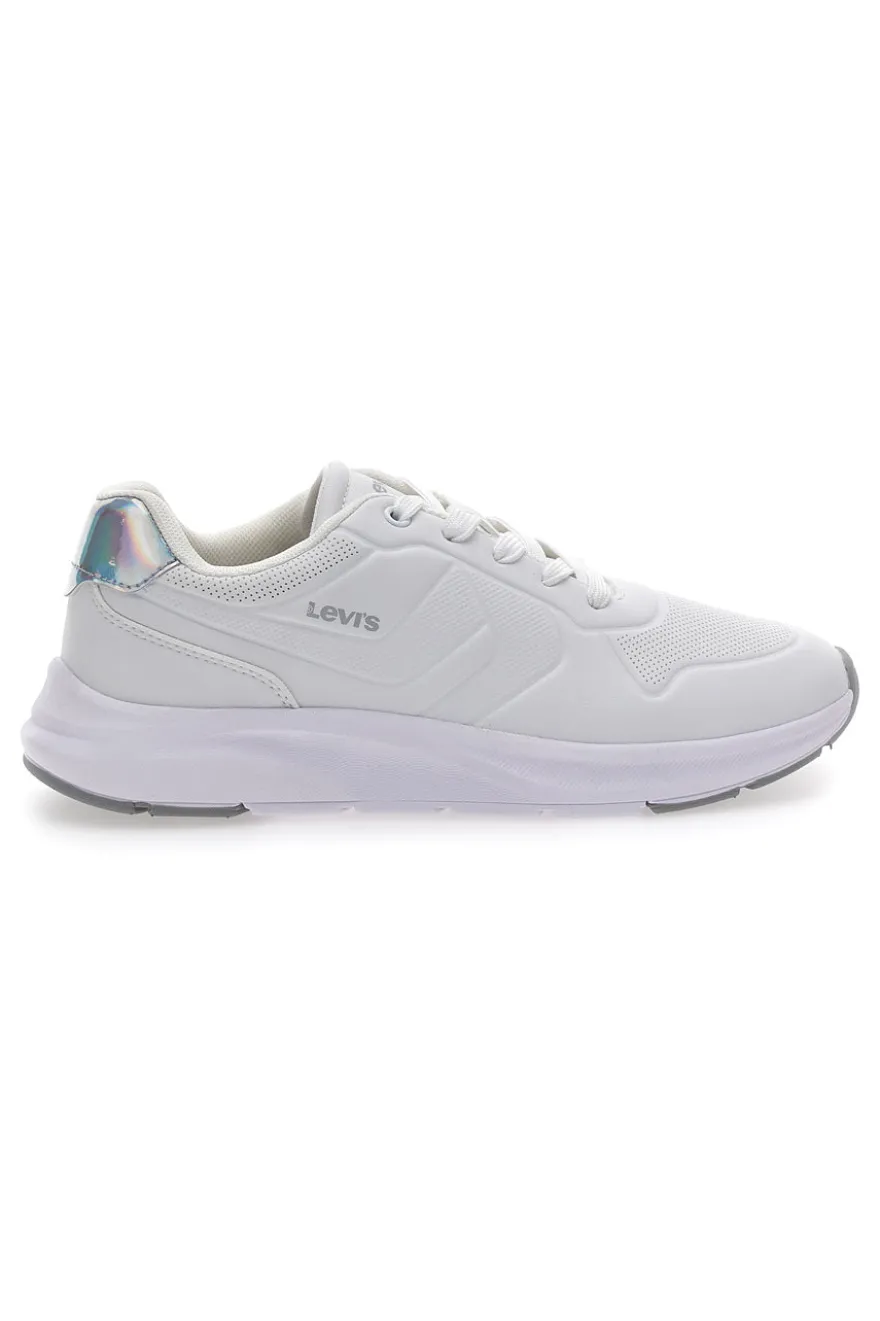 Sneakers bianche dettagli iridescenti Levi's Larry J
