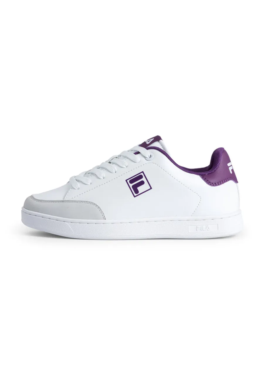 Sneakers bianche dettagli viola Fila Courtbay