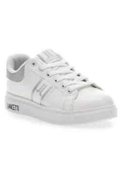 Sneakers Bianche e Argento Lancetti 27