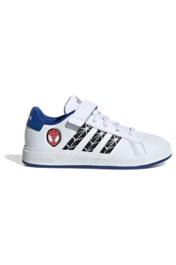 Sneakers bianche e blu ADIDAS Marvel's Spider-Man Grand Court Kid