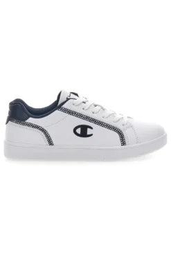 Sneakers Bianche e Blu Con Cuciture a Vista Champion Alex B