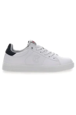 Sneakers Bianche e Blu con Lacci COTTON BELT CBM424A54