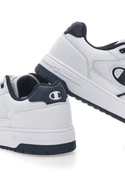 Sneakers Bianche e Blu Con Logo Laterale Champion RD18 Lite Mesh