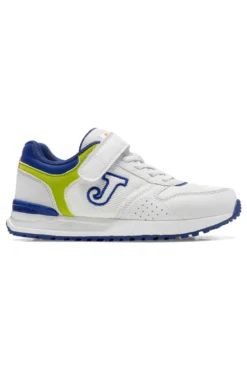 Sneakers bianche e blu con strappo Joma Tornado JR 2605