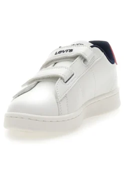 Sneakers Bianche e Blu con Velcro LEVI'S 0218