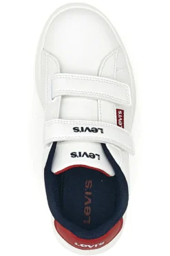 Sneakers Bianche e Blu con Velcro LEVI'S 0218