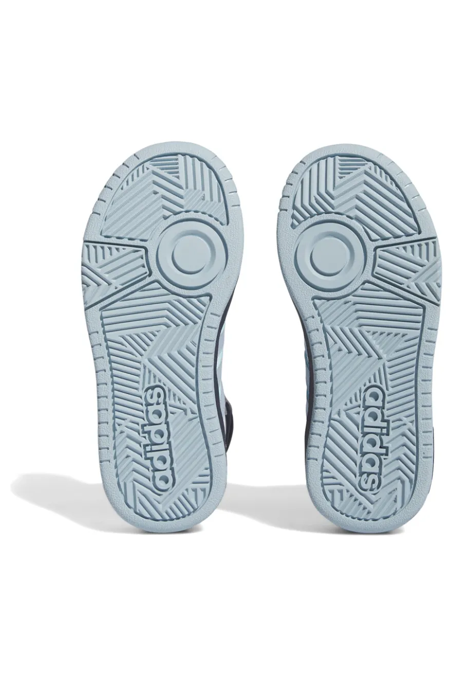 Sneakers Bianche e Blu Mid-Cut Adidas Hoops Mid 3 K