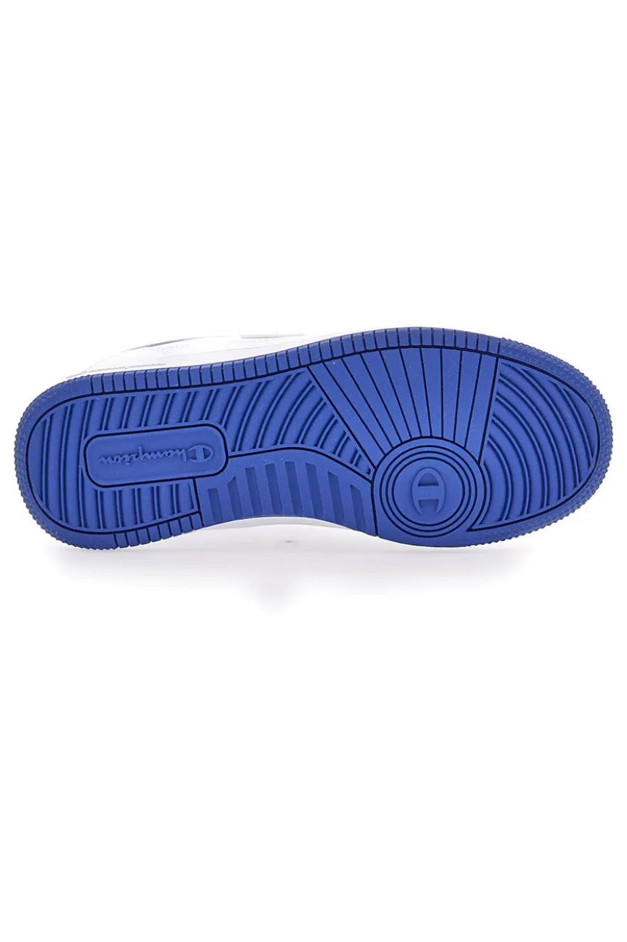Sneakers Bianche e Con Dettagli e Suola Blu Champion RD18 LOW B GS