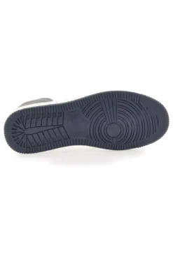 Sneakers bianche e grigie con inserti navy Beverly Hills Polo BHM524201