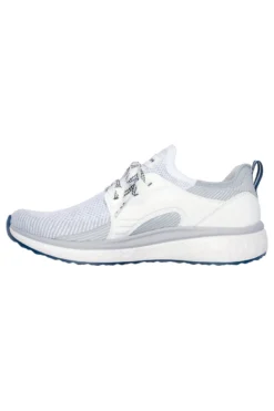 Sneakers bianche e grigie in mesh Skechers Lancer Dalton