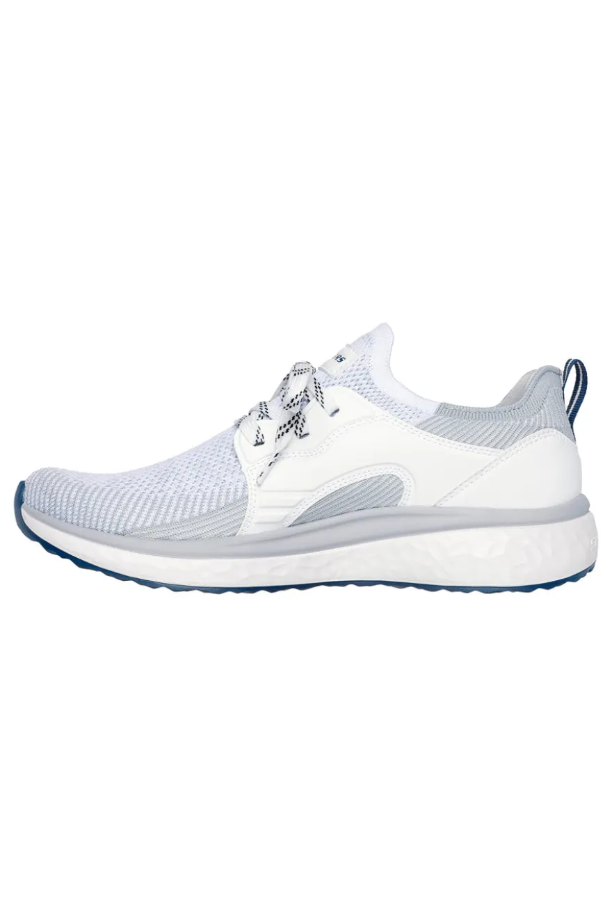 Sneakers bianche e grigie in mesh Skechers Lancer Dalton