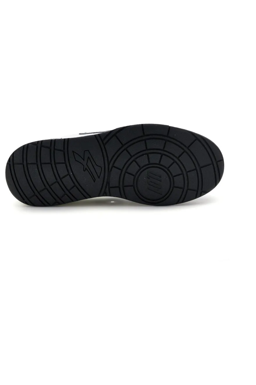 Sneakers bianche e grigie in pelle traforate in punta U.power U1400BC