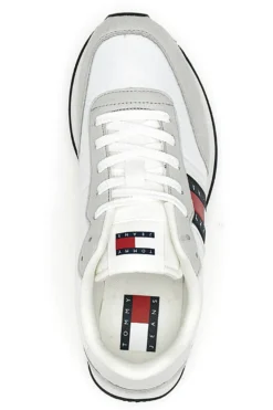 Sneakers bianche e grigie stile running con soletta estraibile Tommy jeans Tjm Class Runner