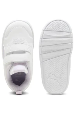 Sneakers Bianche e Lilla Puma Courtflex V3 Dotty V Inf