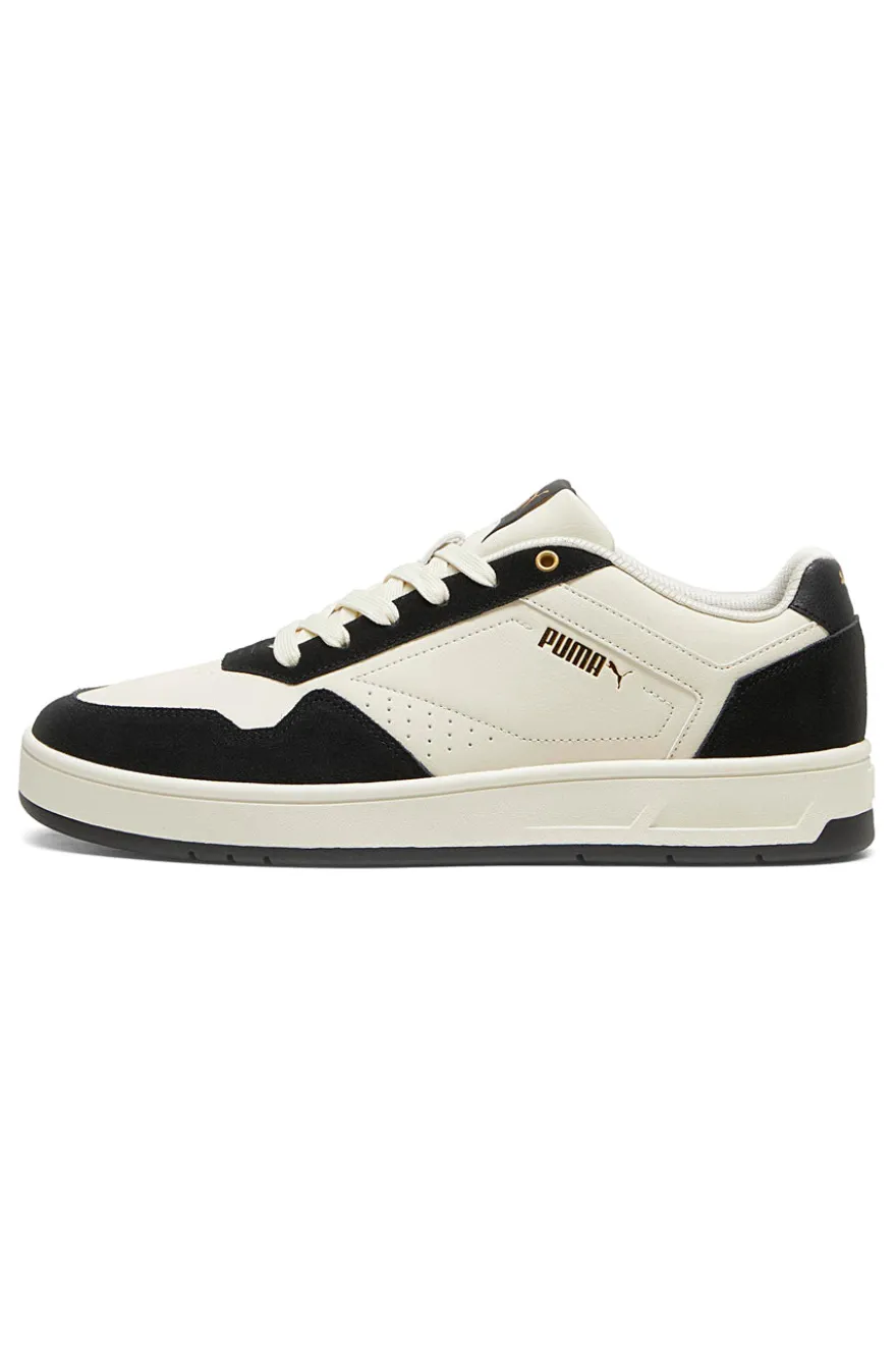 Sneakers Bianche e Marroni Puma Court Classic SD