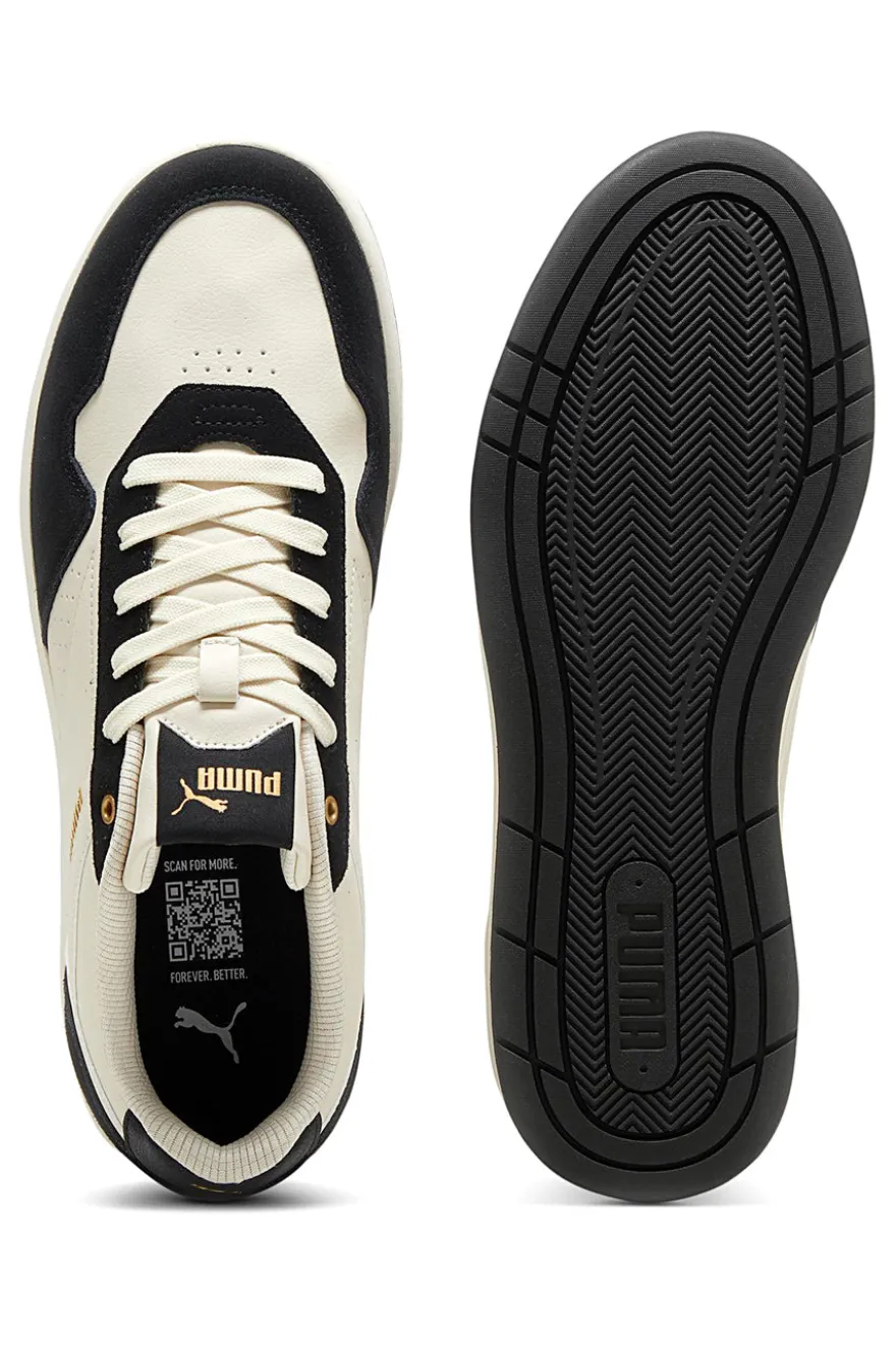 Sneakers Bianche e Marroni Puma Court Classic SD