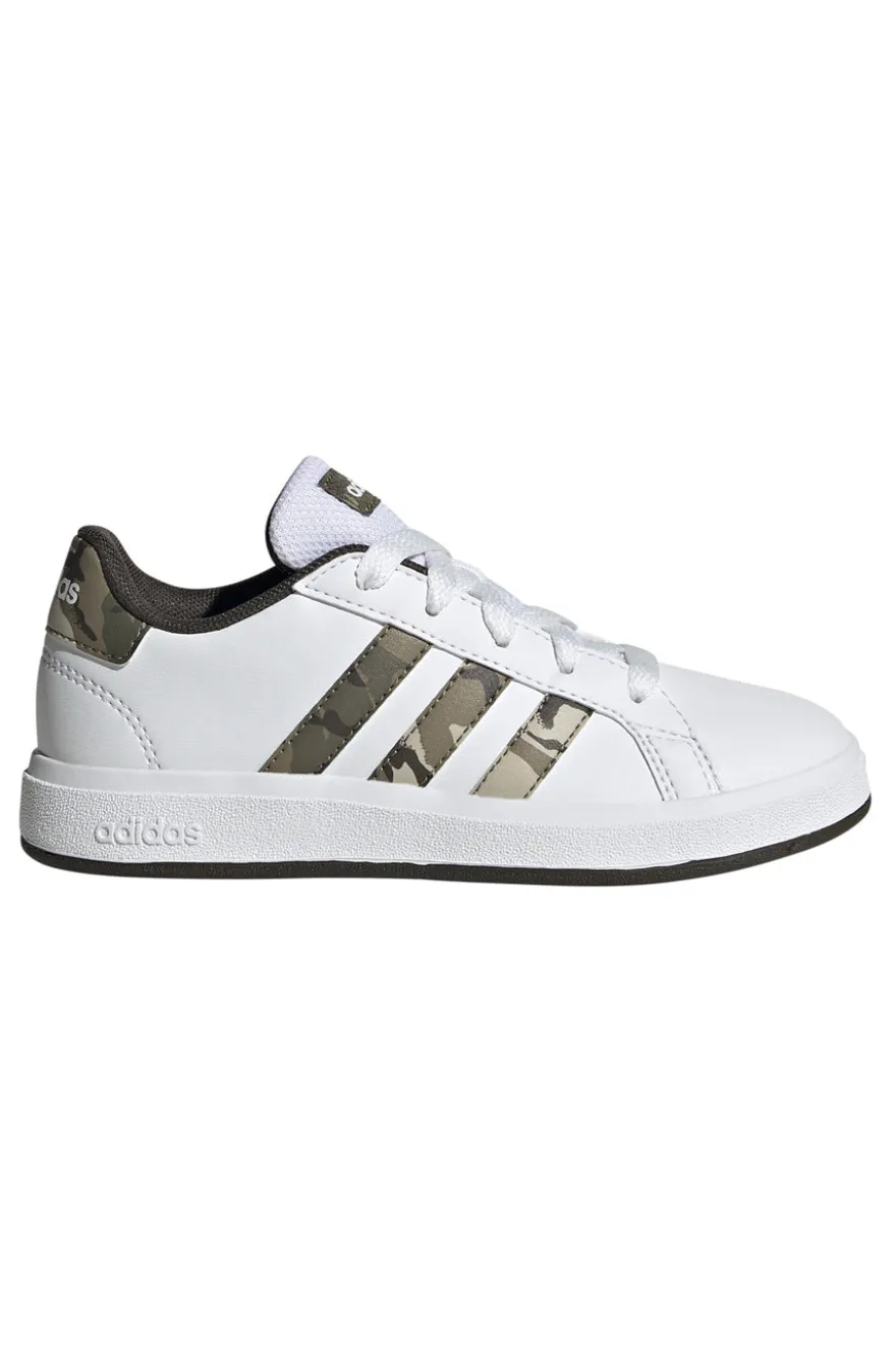 Sneakers Bianche e Mimetiche Adidas Grand Court 2.0 K