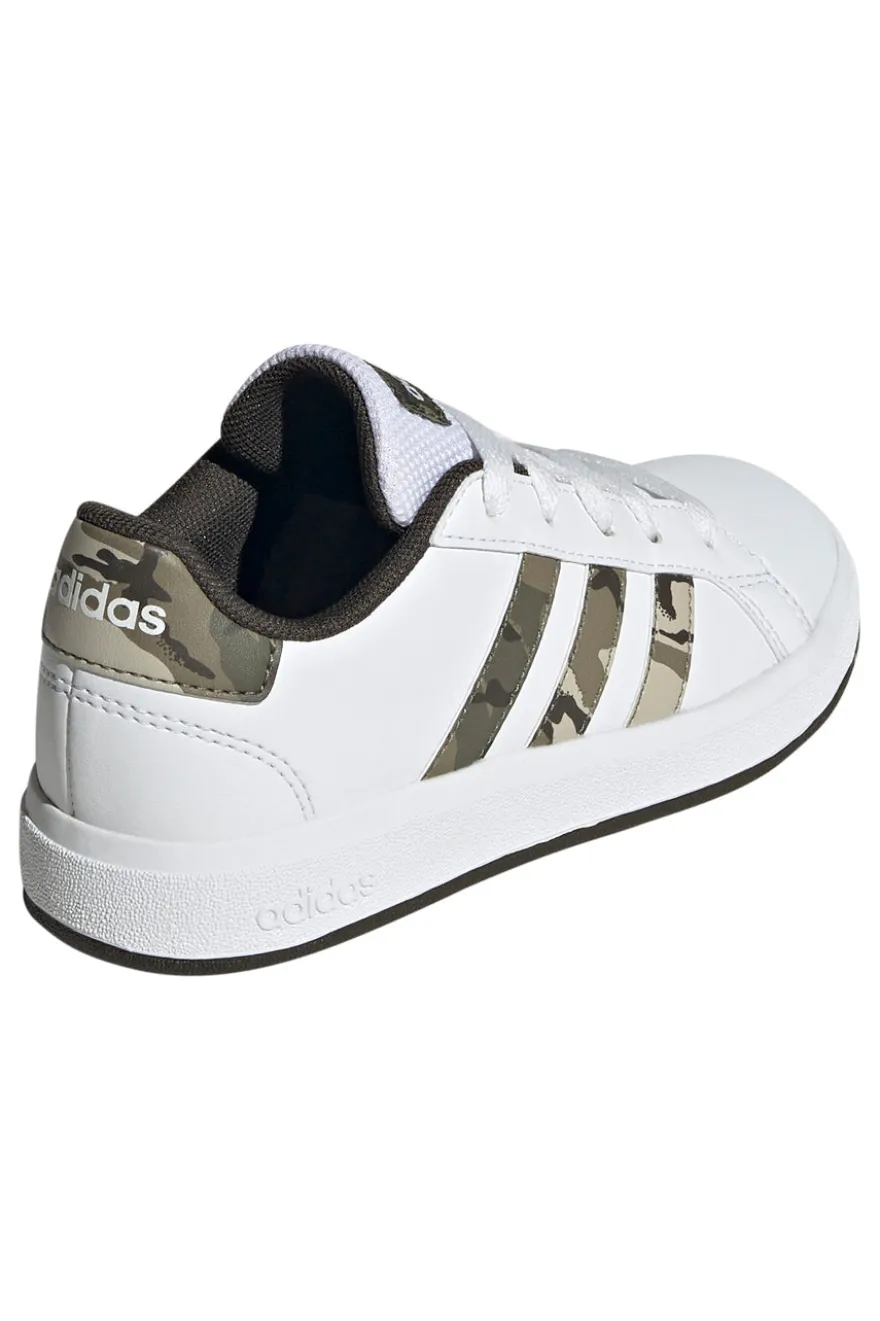 Sneakers Bianche e Mimetiche Adidas Grand Court 2.0 K