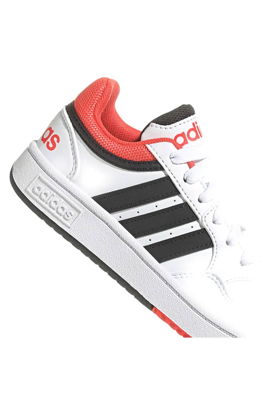 Sneakers bianche e nere basse Adidas Hoops 3 K