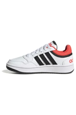 Sneakers bianche e nere basse Adidas Hoops 3 K
