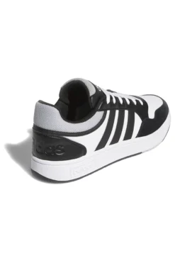 Sneakers bianche e nere con dettagli a contrasto Adidas Hoops 3.0