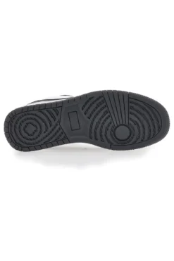 Sneakers Bianche e Nere Con Lacci Leone M075S9LOW