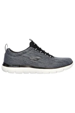 Sneakers Bianche e Nere con Memory Foam Skechers Summits - Louvin