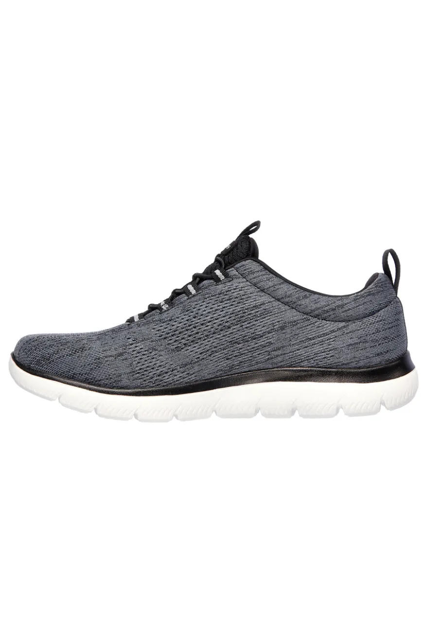 Sneakers Bianche e Nere con Memory Foam Skechers Summits - Louvin
