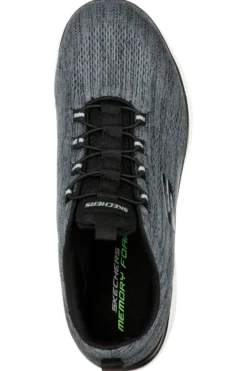 Sneakers Bianche e Nere con Memory Foam Skechers Summits - Louvin