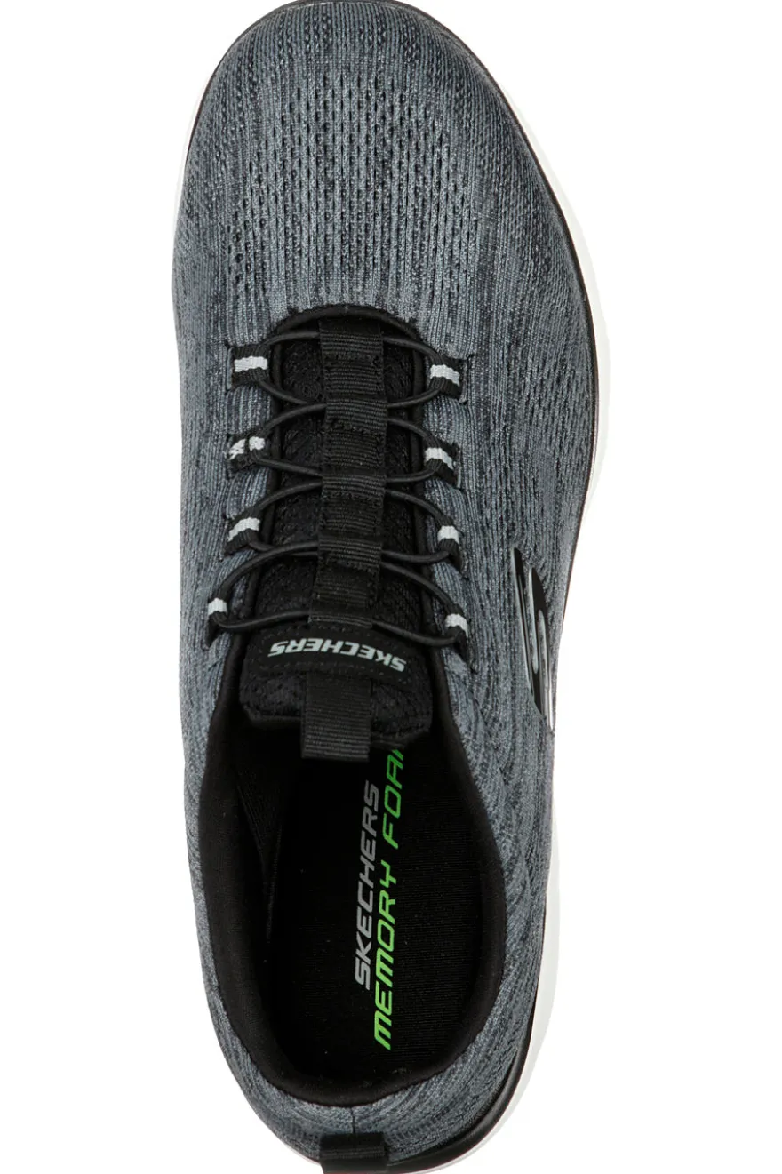 Sneakers Bianche e Nere con Memory Foam Skechers Summits - Louvin