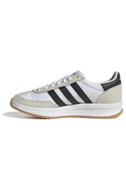 Sneakers bianche e nere con tomaia in pelle ADIDAS RUN 70s 2.0