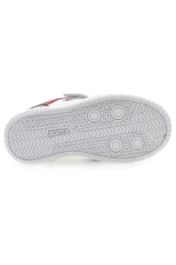 Sneakers Bianche e Nere con Velcro JOMA PLATEA LOW JR 2506