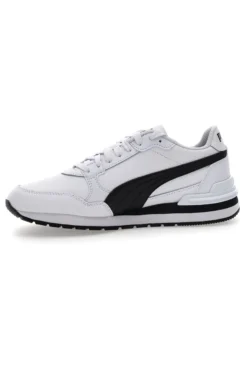 Sneakers bianche e nere in nylon ST Runner v4 jr