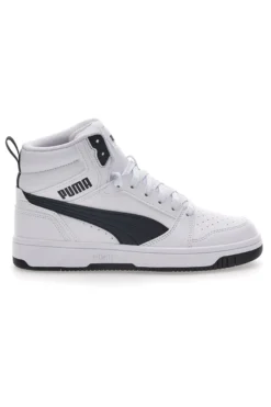 Sneakers Bianche e Nere Mid-Cut Puma Rebound V6 Mid Jr
