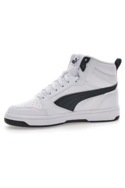 Sneakers Bianche e Nere Mid-Cut Puma Rebound V6 Mid Jr
