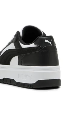 Sneakers bianche e nere platform Puma Rebound Femme Low