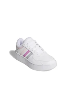 Sneakers Bianche e Rosa Adidas Hoops 3 Bold W