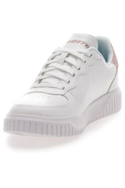 Sneakers Bianche e Rosa con Glitter Lotto Venus 1 AMF III GLI W