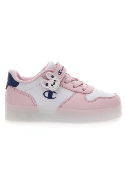 Sneakers Bianche e Rosa Con Luci Champion GLW G TD