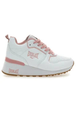 Sneakers Bianche e Rosa Con Platform Everlast Ev129